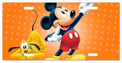 Mickey Mouse Pluto G5 Vanity License Plate