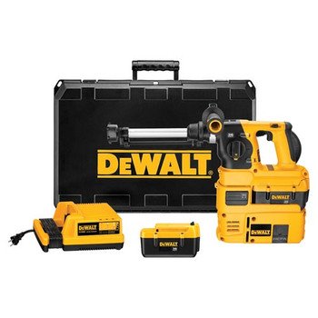 DEWALT DC233KLDH 36V SDS Rotary Hammer Kit and Dust Extraction System with HEPA Filter