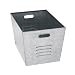 Edsal LB111310 Steel Galvanized Utility Bins 12" Width x 17" Height x 11" Depth, set of 6