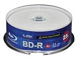 LSK BLU-RAY 4X 25GB WHITE INKJET PRINTABLE