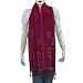 Rectangular Wool Scarf Women Winter Clothes Handmade 27 x 72 inches