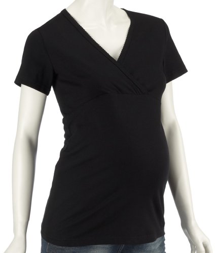 Esprit maternity T-Shirt basic wrap short sleeves M84704 Damen Shirts/ T-Shirts, Gr. 36 (S Preisvergleich