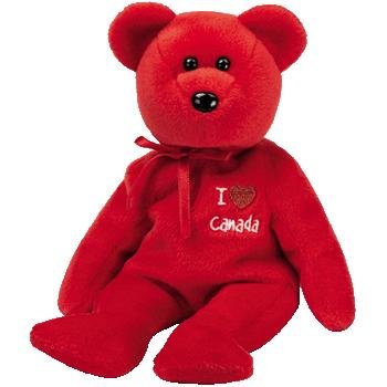 Ty Beanie Buddies I Love Canada - Bear (Canada Exclusive)