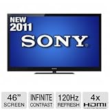 Sony BRAVIA KDL46NX720 46-inch 1080p WiFi 3D LED HDTV, Black