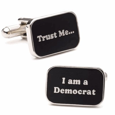 Democrat Trust Cufflinks