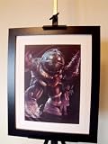 Bioshock Big Daddy & Little Sister Limited Edition Art Print Framed [Kitchen]