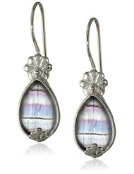 Sajen Sterling Silver Rainbow Fluorite Earrings