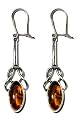 Sterling Silver Celtic Knot Design Dangle Earrings
