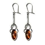 Sterling Silver Celtic Knot Design Dangle Earrings