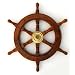 12" Ship Wheel Nautical Boat Decor Fishing