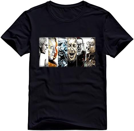 HAGBK Men's Linkin Park T-Shirt Black US Size S