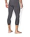 Under Armour Men's HeatGear 3/4 Compression Leggings, Carbon Heather (090), X-Large