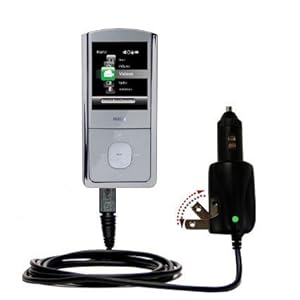 Car and Home 2 in 1 Combo Charger for the RCA M4304 Digital Music Player - uses Gomadic TipExchange Technology
