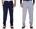 Vimal Navy Blue And Grey Men