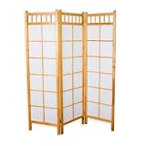 STILISTA� Paravent natur/weiss, 133,5 x 156 cm