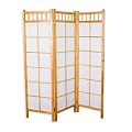 STILISTA� Paravent natur/weiss, 133,5 x 156 cm