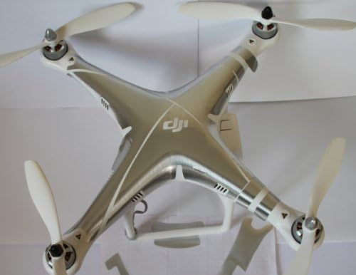 Silver Decal sticker wrap vynil skin compatible with Dji Phantom 2 vision