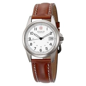 Swiss Military Men's 06-4013-04-001 Hanowa Conquest White Dial Leather Strap Watch