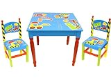 Construction Zone Table with Two Chairs