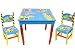 Construction Zone Table with Two Chairs