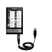 Coiled USB Cable for the Netronix Bookeen Cybook Gen 3 with Power Hot Sync and Charge capabilities - uses Gomadic TipExchange Technology