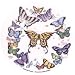 Nene Thomas - Ring of Vividly Colored Butterflies - Sticker / Decal