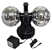 LED Rotating Double Disco Ball Mirror Party Light
