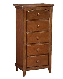 Bassettbaby First Choice Sugar Plum 5 Drawer Chest, Cherry
