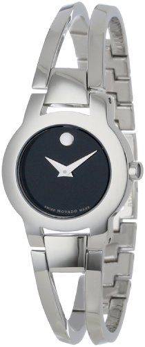 Movado Women's 604759 Amorosa Stainless-Steel Bangle Bracelet Watch Movado Women's 604759 Amorosa Stainless-Steel Bangle Bracelet Watch