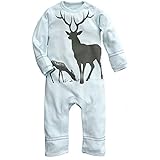 Wee Urban Romper - Mountain Mist and Purple Butterflies