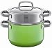 Silit 3-3/4-Quart Steamer with Insert, Lemon Green