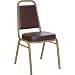 Hercules&trade; Series Upholstered Stack Chair with Trapezoidal Back and a 2.5'' Padd...