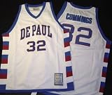 3XL- Terry Cummings #32 Throwback DePaul Blue Demons NCAA Jersey