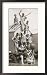 High Jinks with a Beach Ball at Ostend as a Group of Young People Form a Pyramid Shape by Climbing Framed Photographic Poster Print, 21x29
