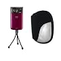 High Density (Black) Neoprene Glove Case and Mini Tripod Combo for Kodak Zi8 HD Pocket Video Camera