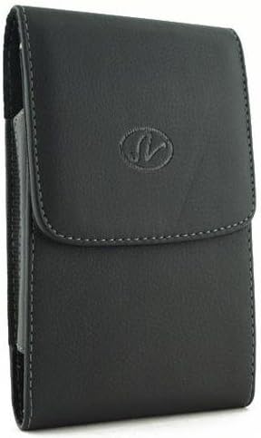 V078 Large Oversize Vertical Samsung Galaxy Note II, Note 2, Note Smart Phone Case Pouch Holster with Rotating Belt Clip & Magnetic closure 6.1X3.6x0.65