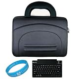 Black Durable Hard Cube Carrying Case for HP Touchpad Wireless Wifi Tablet + Sumaclife Wireless Bluetooth Keyboard + SumacLife TM Wisdom*Courage Wristband Black Durable Hard Cube Carrying Case for HP Touchpad Wireless Wifi Tablet + Sumaclife Wireless Bluetooth Keyboard + SumacLife TM Wisdom*Courage Wristband