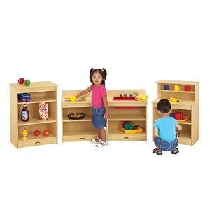 The Toddler Kitchen - 4 Piece Set - School and Play Furniture by CutieBeauty