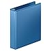 Wilson Jones Heavy Duty Round Ring View Binder with Extra Durable Hinge, 1.5 Inch, Customizable, PC Blue (W363-34-7462)