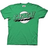 The Big Bang Theory Bazinga Mens T-shirt XL/Green