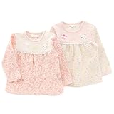 coeur a coeur(クーラクール) 長袖Ｔシャツ (70～100cm) キムラタンの子供服 (44004-171a) アイボリー 95