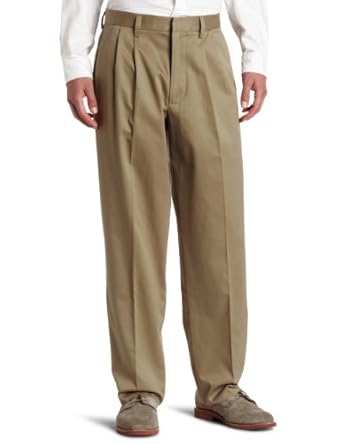 dockers d4 relaxed fit pleated never iron