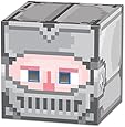 Beistle Knight 8-Bit Box Head, 9 by 9-Inch, Multicolor