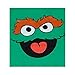 Sesame Street Oscar The Grouch Face Adult T-Shirt