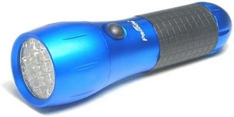 PAILIDE 21 LED Aluminum Flashlight - Cool Blue / Cool Black #7021, Gifts - COOL BLUE