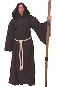 Hooded Robe (Large/ExLarge, Brown)