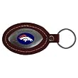 Denver Broncos Leather Football Key Tag - NFL Football - Fan Shop Sports Team Merchandise