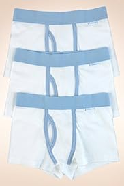3 Pack Autograph Superfine Pure Cotton Contrast Trim Trunks