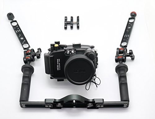 Meikon 40m/130ft Underwater Housing For Sony Nex 6 16-50mm Full Diving kit