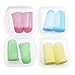 DaycountÂ® 20 Pack Memory Foam Earplugs with Case, Soft Foam Quiet Keeping Ear Plugs for Sleeping, Loud Events, Snoring, Studying, Traveling Assorted Color